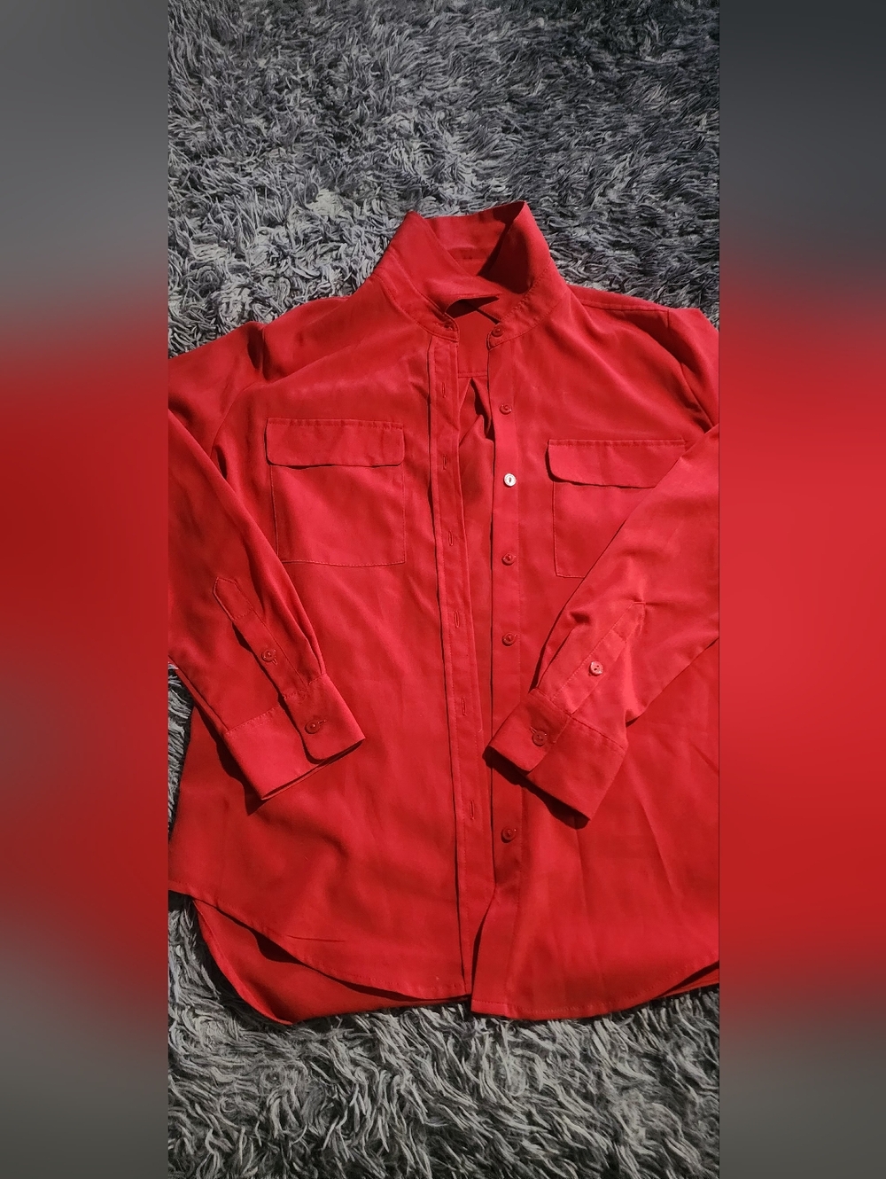 Apt. 9 Vibrant Red Lightweight Shirt